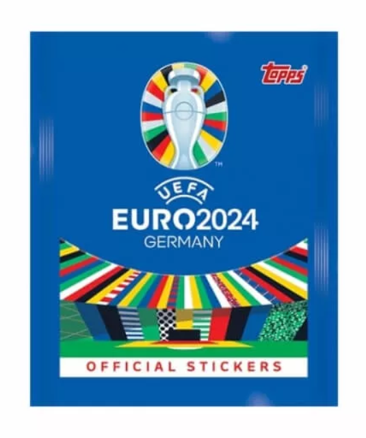 2023-24 Topps UEFA EURO 2024 Balíček Samolepek